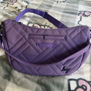 Lug Matte Luxe Shoulder Bag w/ Crossbody Strap - Harmony